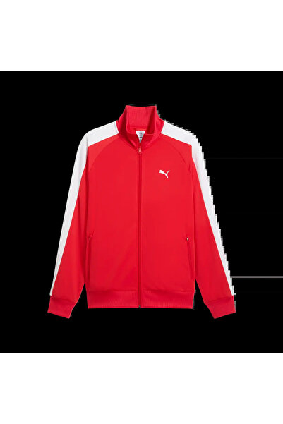 Puma T7 Track Jacket Kırmızı Erkek Sweatshirt