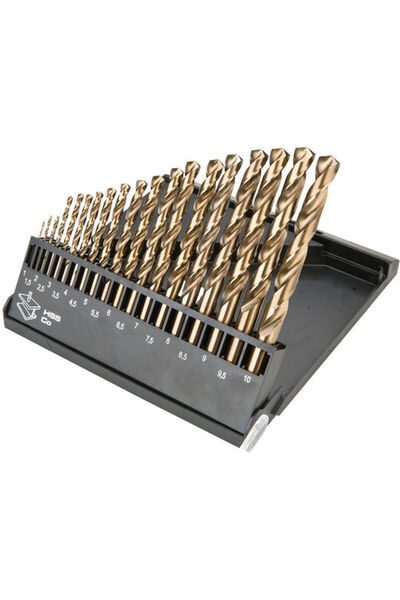 graphite Set de burghie metalice cu cobalt HSS-Co, set de 19 burghie diamanta...