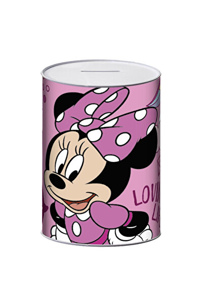 Disney Μεταλλικός κουμπαράς Μίνι σε ροζ χρώμα