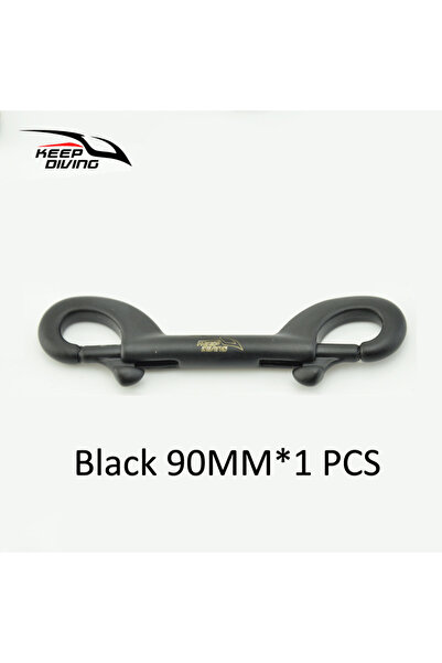 Choice7 Black 90MM 1PCS 1 PCS KEEP DIVING 316 Stainless Steel Scuba Diving Do...