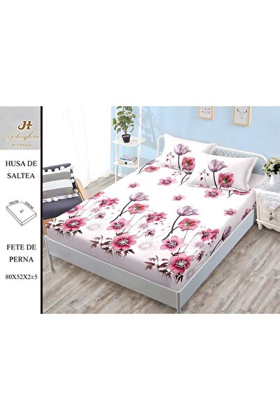 OEM Satin Cotton Bed Cover 2 Persons 3 Pieces with Elastic 180x200 cm, Model ...