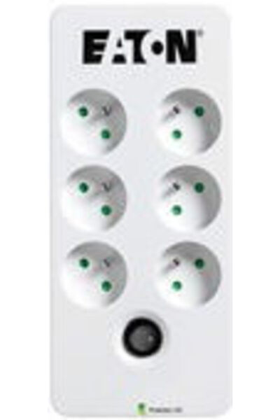 Eaton Prelungitor cu 6 prize, cu USB-A, întrerupător și cablu de 1.5m Cod: PB6F