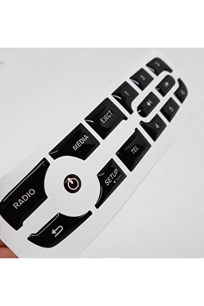GARDENAUTO Renault Fluence Touch Plus Tape Keypad Piano Black New