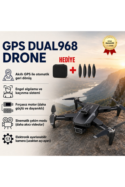 hızlı store Dual Kamera Engel Aşabilen Çift Kameralı Drone – Yüksek Çözünürlü...