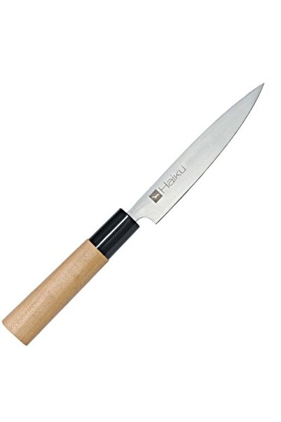 HAIKU Cutit Utility 120 mm, otel crom-molibden, maner din lemn honoki, 234x20...