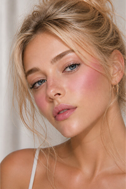 Dora Joy Yedek Talc Free Toz Allık Wild Pink 01 Mat Vegan E Vitamini / My Joy Fill Powder Blush Refill