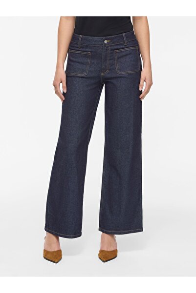VILA Wide Fit Jeans VIFLORIE Mid Waist