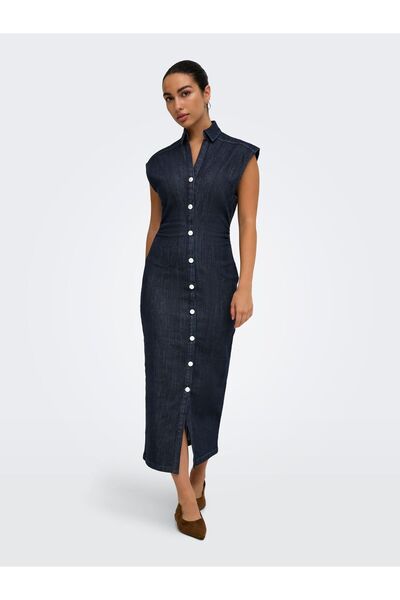 ONLY Jeanskleid ONLBABE Midikleid