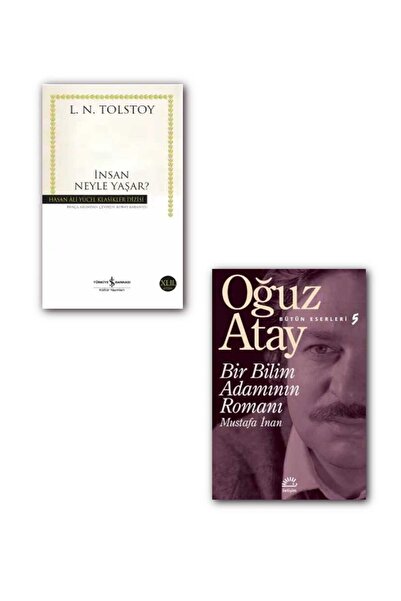 TÜRKİYE İŞ BANKASI KÜLTÜR YAYINLARI 2 Kitap.İnsan neyle yaşar+Bir Bilim Adamı...
