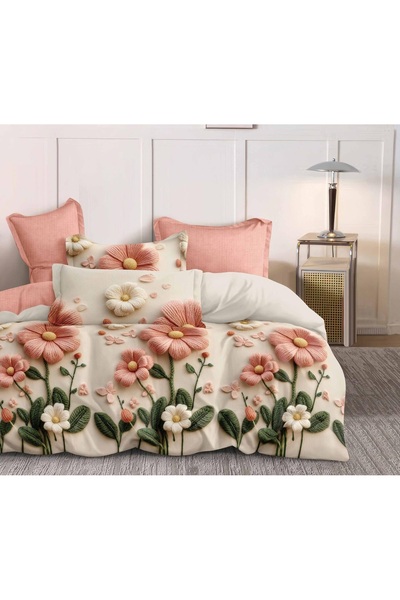 CHIRASO Bed Linen Top Bottom Set , 6 Pieces, Classic Sheet 230x250cm, Duvet C...
