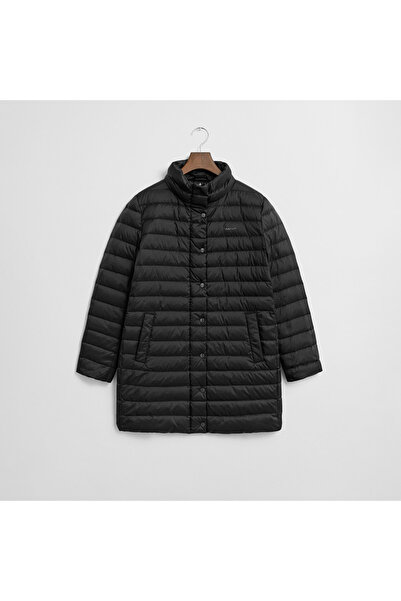 Gant Kadın Siyah Regular Fit Fermuarlı Mont