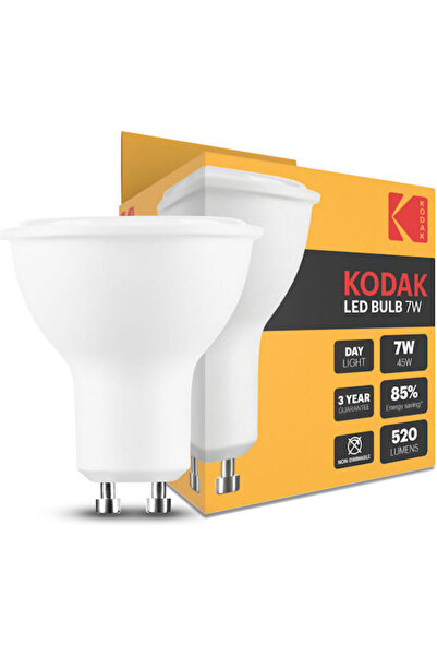 Kodak Λάμπα LED 7W για ντουί GU10 Ψυχρό Λευκό Κωδικός: 31.005.0013