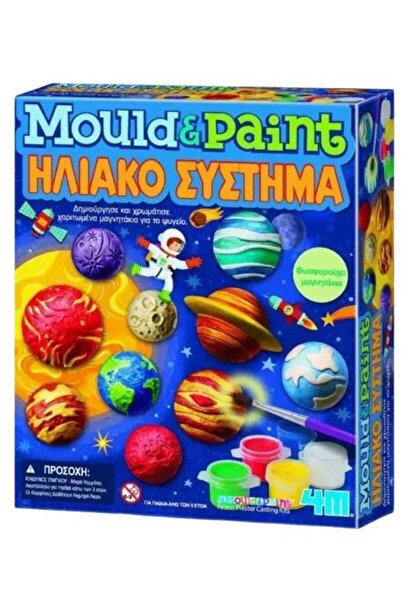 4M Παιχνίδι Κατασκευών - Μαγνήτες και Καρφίτσες Ηλιακού Συστήματος (4M0641)