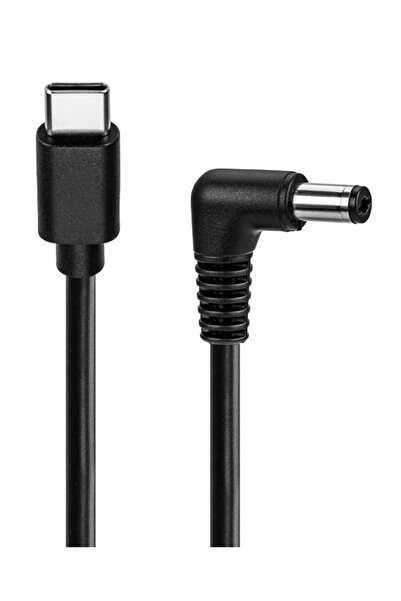 POWERTECH καλώδιο τροφοδοσίας USB-C σε DC CAB-UC096, 5.5x2.5mm, 1m, μαύρο