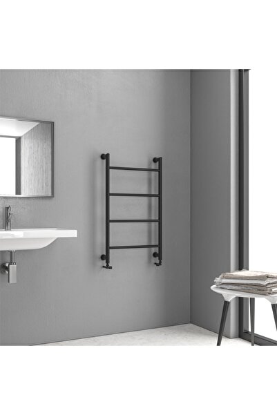 Karag DESIGN 6 Θερμαντικό Σώμα Μπάνιου Μαύρο Μπρούτζος 9,3x56x90cm