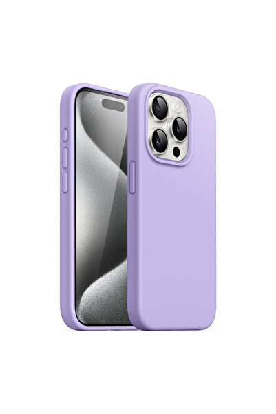 ZetGSM Husă pentru iPhone 15 PRO MAX din silicon catifelat cu interior din mi...