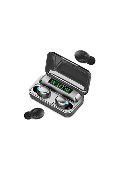 ChimeraS Căști wireless Bluetooth F9 TWS cu Powerbank, Microfon, Afișaj LED, ...