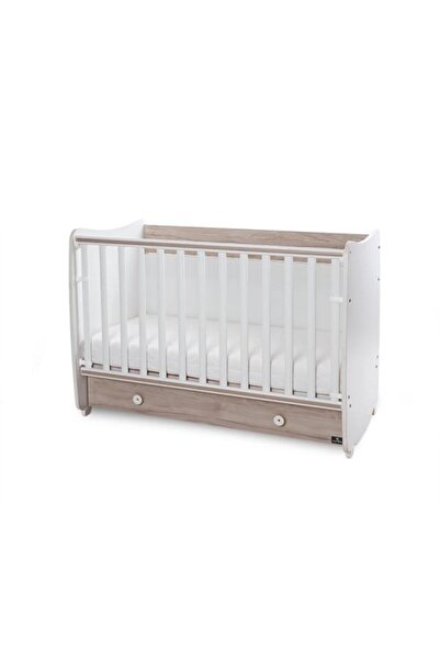 LORELLİ Patut balansoar Dream, 60 x 120 cm, transformabil, White Light Oak new