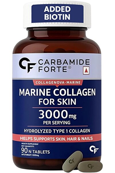 Carbamide Forte Marine Collagen Peptides Tablets | Marine Collagen Supplement...