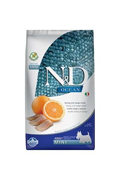 Farmina Hrană pentru câini N&D Ocean Herring cu Portocală, pentru adulți, 2.5...
