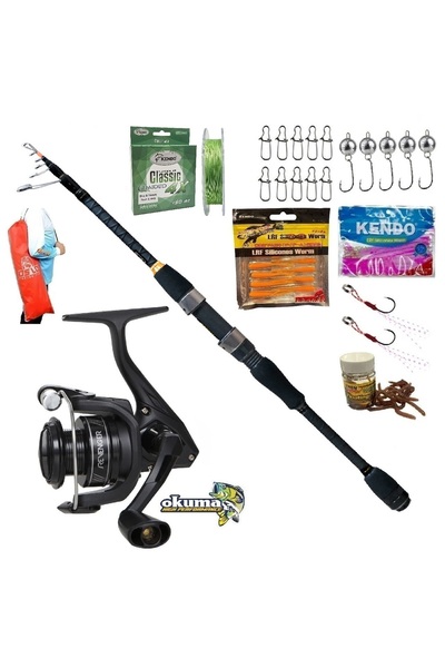Okuma Revenger Rv-2000A 2.05mm 0,5-7gr Ryuji Rock Fish Lrf Olta Takımı Seti