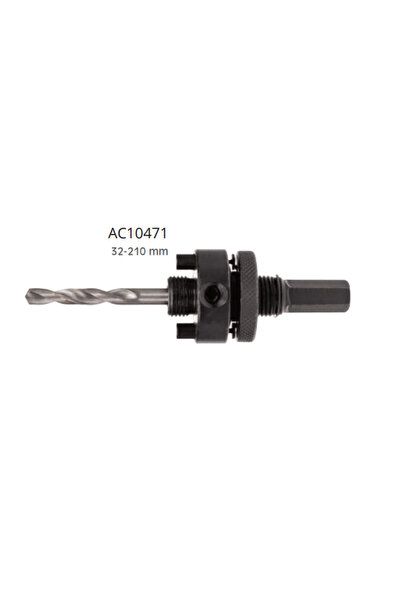 KRAUSMANN AC10471 Κεντραδόρος Ποτηροτρύπανων HEX 32-210 mm