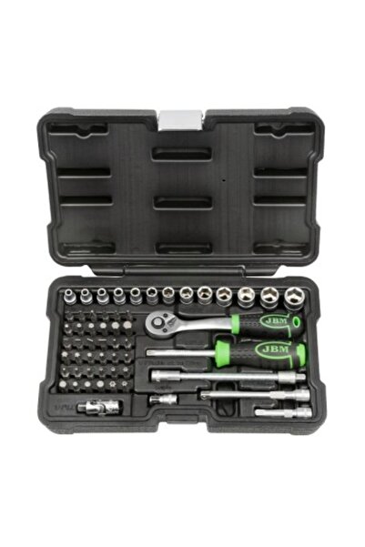 JBM Set de chei tubulare hexagonale 1/4 inch, 56 piese