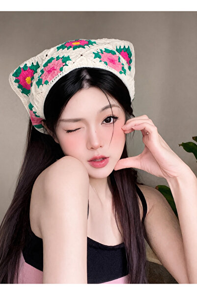 Çiçekli Bohem Bandana