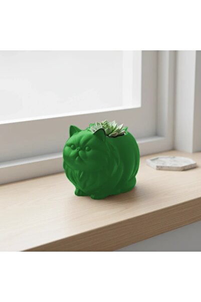 OEM Mini Ghiveci Decorativ Pisica Persana pentru Plante Mici