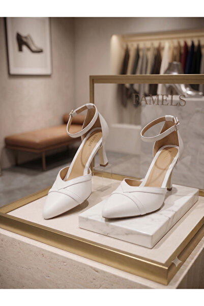 Famels Short Heeled Shoes Stylish Design Evening Dress Shoes for Casual and S...