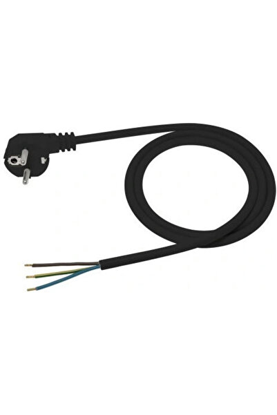 OEM Cablu de conectare cu mufă unghiulară 3*1 Omy Żo 3m Negru E+20-005