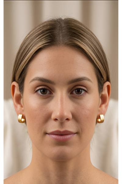 Elora Veyn Women's Shiny Steel Earrings