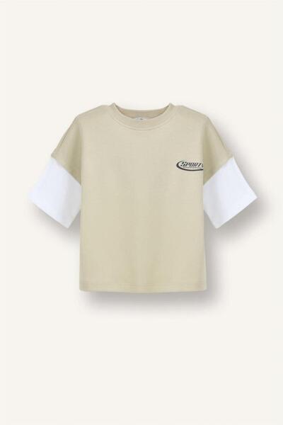DeFacto 100% Cotton Oversized Printed T-Shirt for Baby Boy (26 Sm)