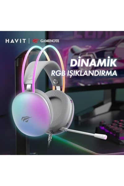 Yıldızan Edl Shop H2037D Rgb Gaming Headset with Microphone 3.5mm Jack Edl Sh...