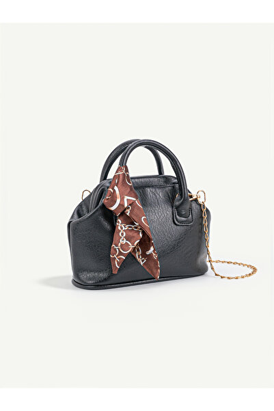 Mojeva Scarf Burslu Daily Use Women's Hand and Shoulder Bag