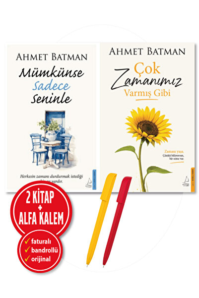 Destek Yayınları Alfa Kalem+Çok Zamanımız Varmış Gibi+Mümkünse Sadece Seninle...