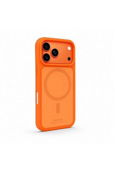 Apple iPhone 17 Pro Uyumlu NT-N108 Arka Koruma Kılıf (Kozmik Turuncu)