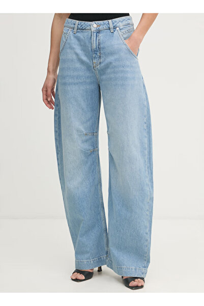 BOSS Mavi Kadın Denim Pantolon 50558676
