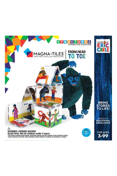 Generic Jucărie Magna-Tiles Structures Din cap până în picioare, Eric Carle, ...