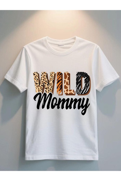 2mcup تي شيرت Zoo Born to Be Wild Bday Safari Jungle Animal Happy Mother's Da...