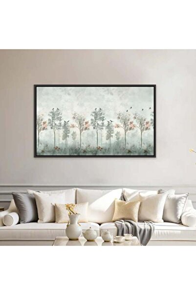 designadv Luxurious Canvas Paintings - Brown Frame