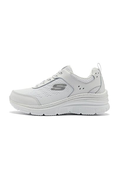 SKECHERS 896294Tk Fashion Fit Sports Shoes White-Silver Juststep