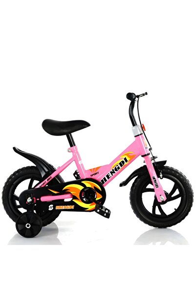 MACVI Bicicletă pentru copii de 12 inch cu roți ajutătoare — Distracție în si...