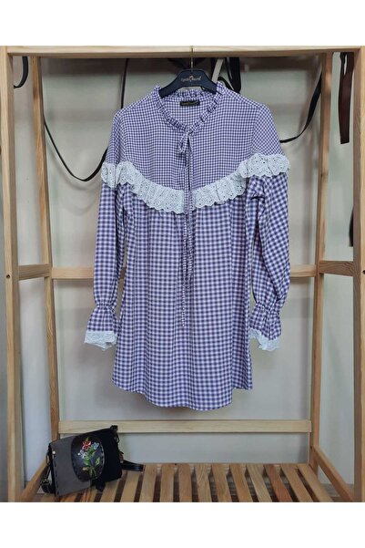 MODA S&S BZLİNE Τουνίκ πολύχρωμο με λεπτομέρειες σε σχέδιο φύλλων