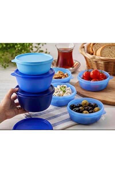 Tupperware Miracle Set and 5 Pieces of 300 ml Şekergap.