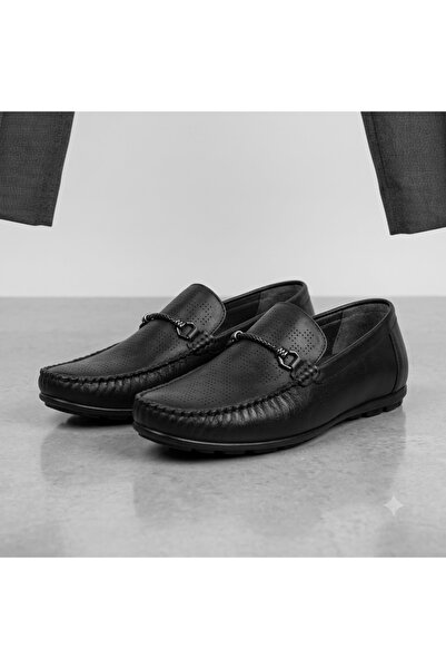 KİNDEP (Tardelli) Inside and Outside Genuine Leather Non-Slip Sole Casual Men...