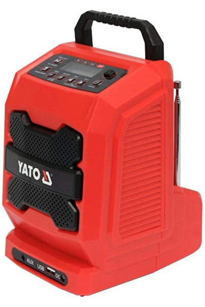 yato YT-82940 Radio de masă cu baterii, roșu