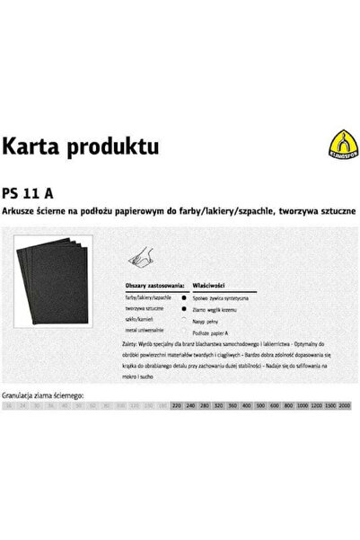 KLİNGSPOR Set benzi abrazive 230x280mm, 50 bucăți