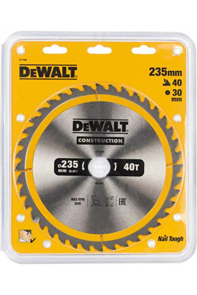 Dewalt Disc de tăiere pentru lemn, diametru 235mm, cu 40 de dinți, 1 bucată
