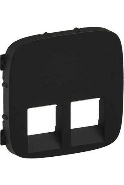 Legrand Valena Allure Priză telefonică de perete dublă RJ11/RJ45, Negru 755428
